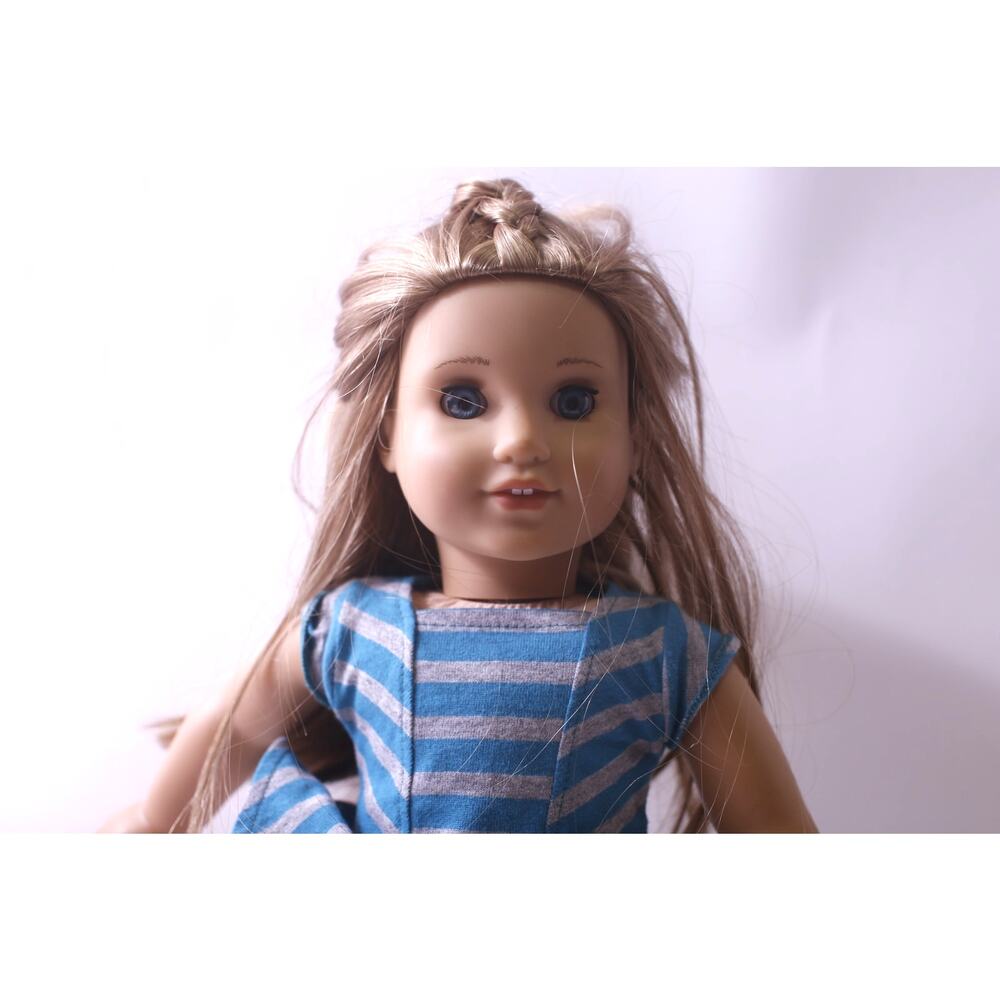 American Girl, Doll of the Year, McKenna Brooks, Striped Dress, ~ 250809-WH 451
